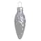 Whitehurst 56ct. 2" Shiny Silver Glass Pinecone Ornaments